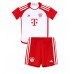 Maillot de foot Bayern Munich Dayot Upamecano #2 Domicile enfant 2023-24 Manches Courte (+ pantalon court)